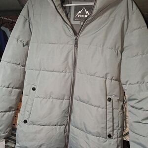 HFX Men's Gray Puffer Jacket